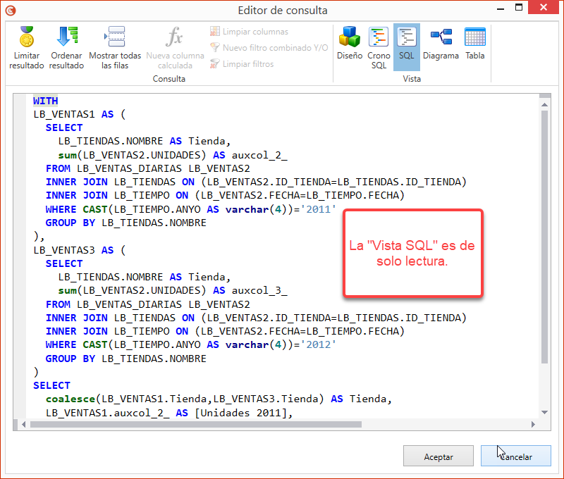 Vista SQL