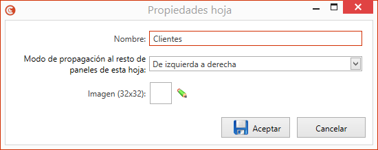 Propiedades de hoja